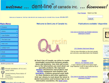 Tablet Screenshot of dent-line.com